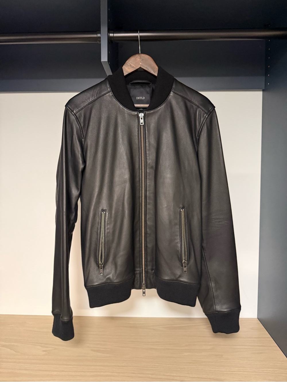 DSTLD Leather Jacket. Excellent Condition. Size L.